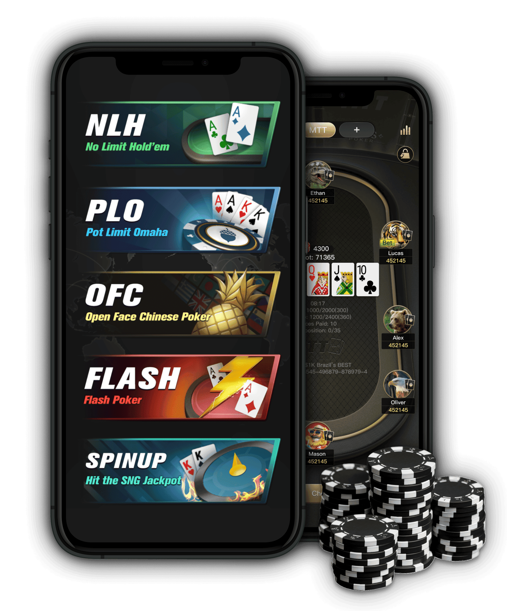 Nutspoker mobile app